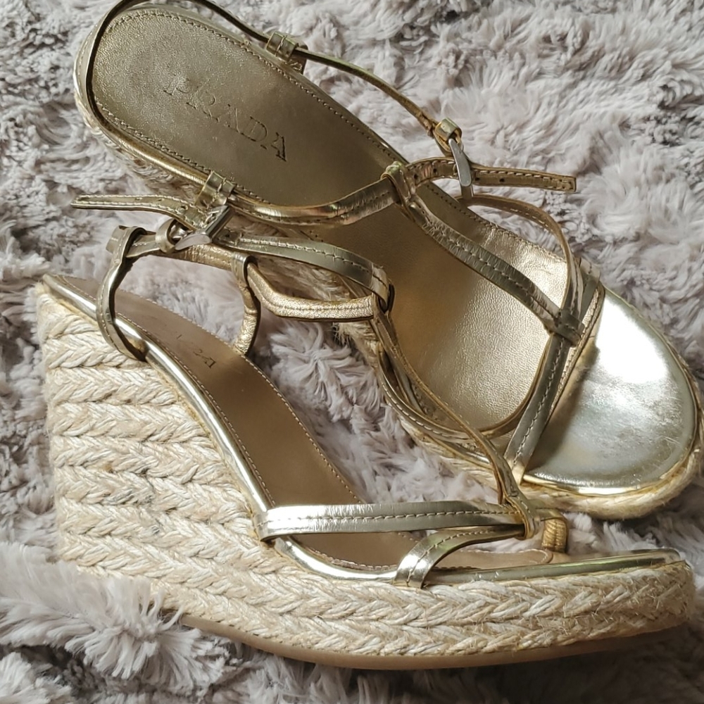 Prada platform sandals